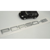 Porsche Bagaj Yazı Logo Mat Krom Renk Orjinal Ürün - 2