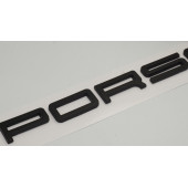 Porsche Bagaj Yazı Logo Siyah Renk Orjinal Ürün - 3