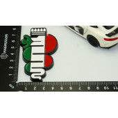Alfa Romeo Bagaj 3M 3D Krom Metal Snake Logo - 4