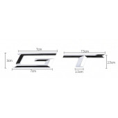 Bmw GT GranTurismo Bagaj Krom ABS 3M 3D Yazı Logo - 8