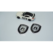 DK Tuning Volkswagen Wolfsburg Edition Logo 3D Damla Silikon Kelebek Cam Logo Amblem Arma Seti - 2