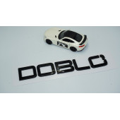 DK Tuning Fiat Doblo Yeni Nesil Bagaj Siyah ABS 3M 3D Yazı Logo Amblem - 2