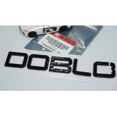 DK Tuning Fiat Doblo Yeni Nesil Bagaj Siyah ABS 3M 3D Yazı Logo Amblem - 5