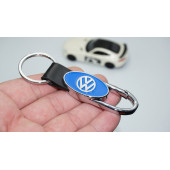 DK Tuning Volkswagen Logo Deri Metal Anahtarlık - 1