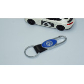 DK Tuning Volkswagen Logo Deri Metal Anahtarlık - 2