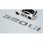 DK Tuning 320Ci Bagaj Krom Metal 3M 3D Yazı Logo Bmw İle Uyumlu thumbnail 3