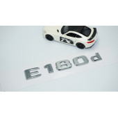 DK Tuning E180d Bagaj Krom ABS 3M 3D Yazı Logo Benz İle Uyumlu thumbnail 2