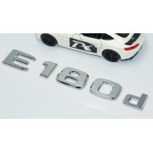 DK Tuning E180d Bagaj Krom ABS 3M 3D Yazı Logo Benz İle Uyumlu thumbnail 3