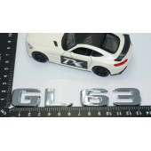 DK Tuning GL63 Bagaj Krom ABS 3M 3D Yazı Logo Benz İle Uyumlu - 4