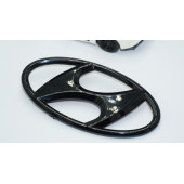 DK Tuning Accent Parlak Siyah Ön Panjur Logo Hyundai İle Uyumlu - 3