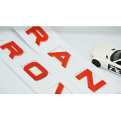 DK Tuning Land Rover Range Rover Kaput Ve Bagaj Kırmızı Yazı Logo - 2