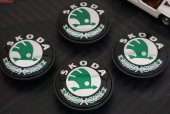 Skoda Orjinal Jant Göbek Kapağı Seti 65mm - 3