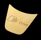 Audi A4 S Line Direksiyon Altı Krom Metal 3M Logo thumbnail 3