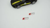Audi RS Direksiyon Alüminyum Alaşımlı 3M 3D Sticker Logo 2Li Set - 2