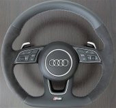 Audi RS Direksiyon Alüminyum Alaşımlı 3M 3D Sticker Logo 2Li Set - 3
