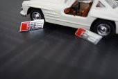 Audi RS Direksiyon Alüminyum Alaşımlı 3M 3D Sticker Logo 2Li Set - 6