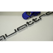 Audi Quattro Ön ızgara Altı Büyük Yazı Logo 42cm - 3