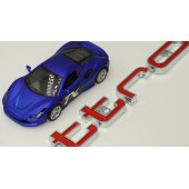 Audi Quattro Ön ızgara Altı Büyük Yazı Logo 42cm - 7