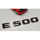 E 500 Bagaj Parlak Siyah ABS 3M 3D Yazı Logo - 3