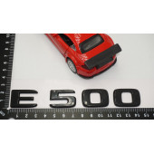 E 500 Bagaj Parlak Siyah ABS 3M 3D Yazı Logo - 5