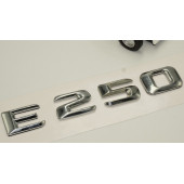 E250 Bagaj Krom Metal 3M 3D Yazı Logo - 3