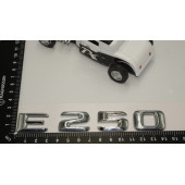 E250 Bagaj Krom Metal 3M 3D Yazı Logo - 5