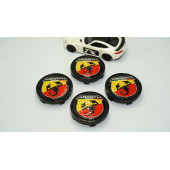 Fiat Abarth Jant Göbeği Kapak Seti 60mm - 2