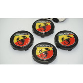 Fiat Abarth Jant Göbeği Kapak Seti 60mm - 3