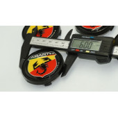 Fiat Abarth Jant Göbeği Kapak Seti 60mm - 5