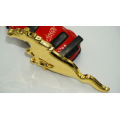 DK Ford Mustang Shelby GT Koşan At Bagaj Gold Metal Logo - 4