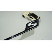 DK Benz AMG S GT S Eklenti Siyah Krom ABS 3M 3D Bagaj Logo Amblem thumbnail 1