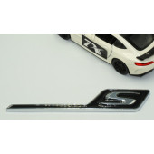 DK Benz AMG S GT S Eklenti Siyah Krom ABS 3M 3D Bagaj Logo Amblem thumbnail 3