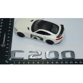 DK Tuning Benz C200 Bagaj Krom ABS 3M 3D Yazı Logo - 4