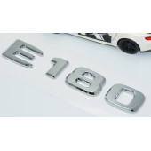 DK Tuning E180 Bagaj Krom ABS 3M 3D Yazı Logo Benz İle Uyumlu thumbnail 3