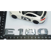 DK Tuning E180 Bagaj Krom ABS 3M 3D Yazı Logo Benz İle Uyumlu thumbnail 4
