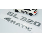 DK Tuning GL320 4Matic Bagaj Krom ABS Yazı Logo Benz İle Uyumlu - 3