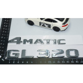 DK Tuning GL320 4Matic Bagaj Krom ABS Yazı Logo Benz İle Uyumlu - 4