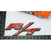 DK Tuning Dodge Challenger RT Logo Bagaj 3D Kırmızı Logo Amblem - 5