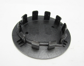 PORSCHE SİYAH JANT GÖBEĞİ KAPAK SETİ 65mm - 4