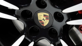 PORSCHE SİYAH JANT GÖBEĞİ KAPAK SETİ 65mm - 6