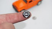 Nissan Oto Anahtar 3M Metal Alaşım Logo 2Li Set - 1