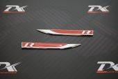 Audi R Logo Çamurluk Yanı Krom Metal Bıçak Logo - 3