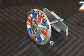 Jaguar English Flag Vidalı Ön Panjur Izgara Panter 3M 3D Log - 2