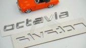 Skoda Octavia 2007-2017 Yeni Nesil Bagaj Krom ABS 3M 3D Yazı Logo - 8