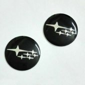 Subaru Oto Anahtar 3M Metal Alaşım Logo 2Li Set - 9