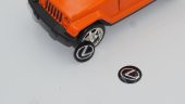 Lexus Oto Anahtar 3M Metal Alaşım Logo 2Li Set - 7