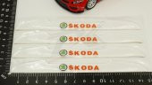 Skoda Logo Kapı Kenarı Koruma Şeffaf Kauçuk 3M Band New Style - 7