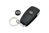 Nissan Oto Anahtar 3M Metal Alaşım Logo 2Li Set - 2