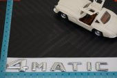 4 Matic Bagaj Krom Metal 3M 3D Yazı Logo - 4