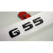 G55 Bagaj Parlak Siyah ABS 3M 3D Yazı Logo - 1